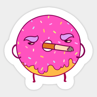 Badass donut Sticker